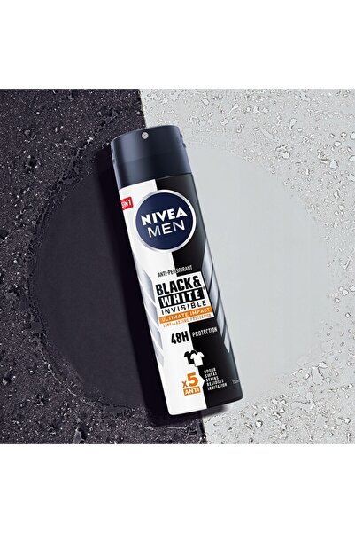 Nivea Men Set of 6 men's antiperspirant sprays, Nivea Men, 48 h, invisible, 150 ml