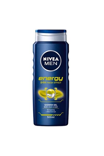 Nivea Men Set Gel de Dus Energy, cu Extract de Menta, 2 Bucati x 500 ml