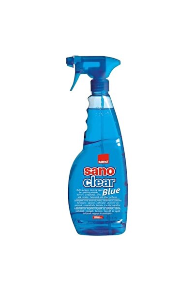 Sano Set 3 x Soluție de curățare a geamurilor cu pulverizator Clear Blue, 1 L