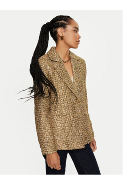 Silvian Heach Γυναικείο Σακάκι GPA24197GC Χρυσό