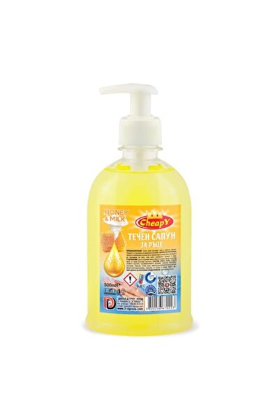 Cheapy 3 X Liquid Hand Soap Economic Milk & Honey, 500 ml