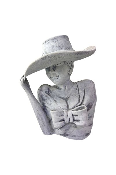 velve Vaza Venus Lady M, 21cm, Gri Vintage, Gri