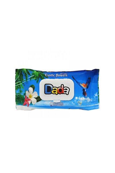 Dada 6 x Șervețele umede cu flori exotice, pachet de 72 buc.