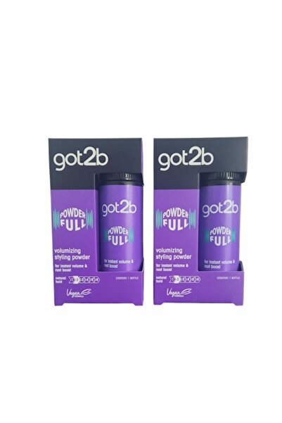 Got2B Set 2 x Pudra de par pentru volum instant Powderful, 10 g