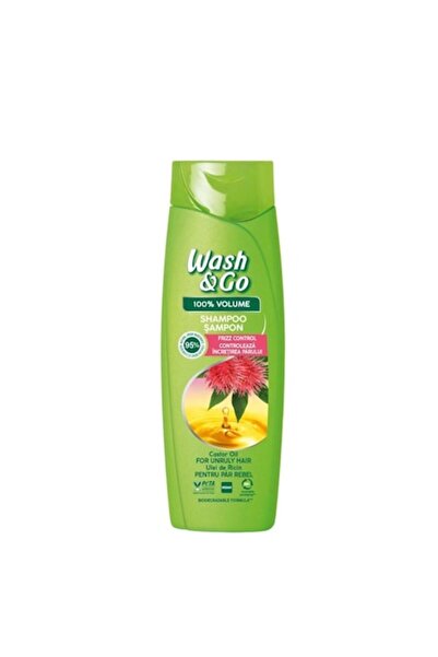 Wash and Go Set 3 x Șampon cu ulei de ricin Wash & Go, 360 ml