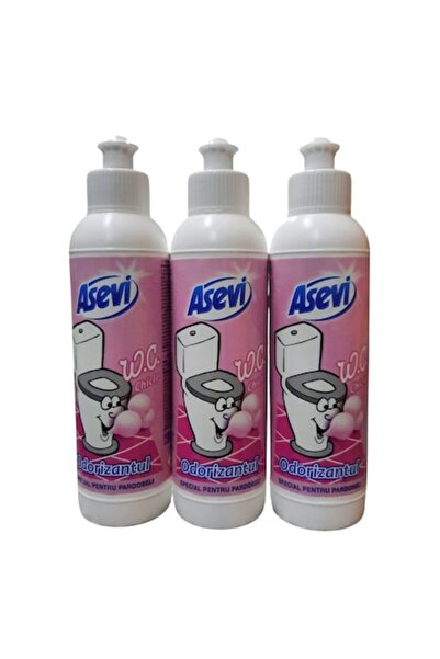 ASEVI Set Odorizant Toaleta, Wc Bubble Gum, 3 Bucati x 200 ml