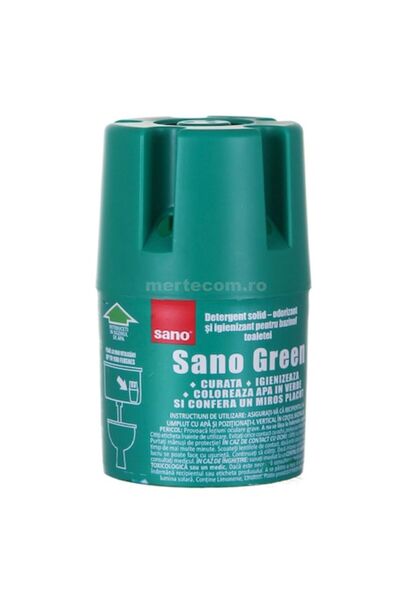 Sano 3 x Odorizant pentru toaletă verde 150g