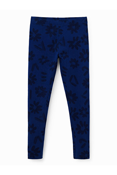 Desigual Κολάν για κορίτσια 23SGKK01 Μπλε σκούρο