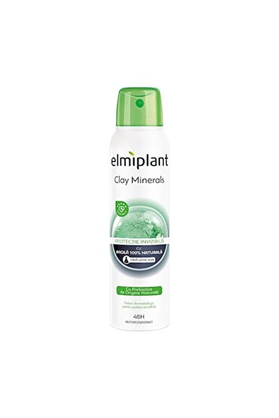 ELMIPLANT Set 4 x Deodorant Antiperspirant Spray Clay Minerals, 150 ml