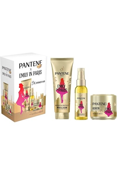 Pantene Gift Box x Emily in Paris: serum 200ml, oil 100ml and hair mask 300ml