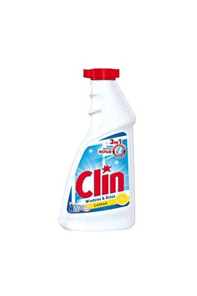 Clin Pack 3 x Glass Cleaner Refill Lemon 500ml