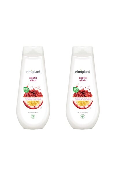 ELMIPLANT Set 2 x Shower Cream Gel with Cranberries & Passion Fruit, 750 ml