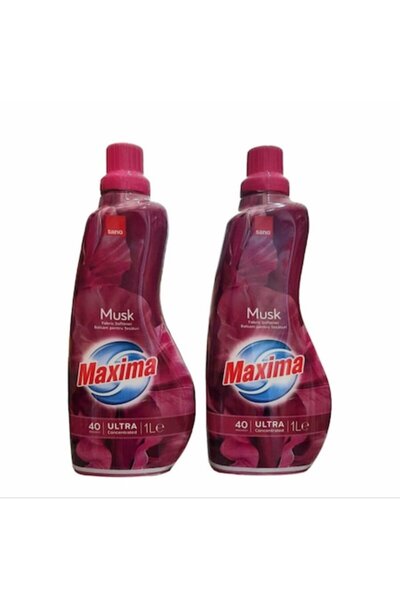 Sano Pack 2 x Musk Ultra Concentrated Fabric Softener, 40 Washes, 1L