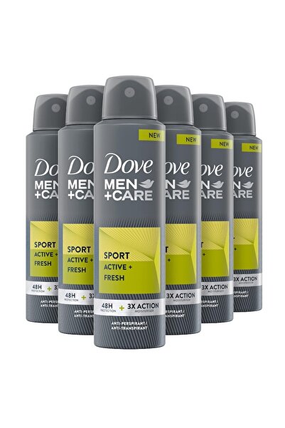Dove Set 6 x Antiperspirant Men Sport Active+ Fresh, 48h protection, 250 ml