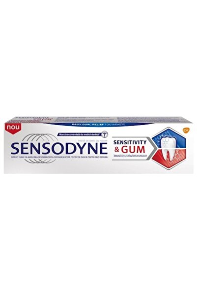 Sensodyne Set 2 x Toothpaste Sensitivity & Gum 75 ml