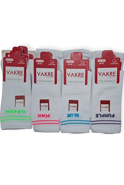 MultiButik 4 ζευγάρια βαμβακερές γυναικείες κολεγιακές κάλτσες