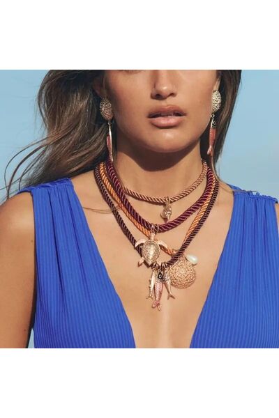 GÜNEBAKAN AKSESUAR قلادة أوشن بوهيم