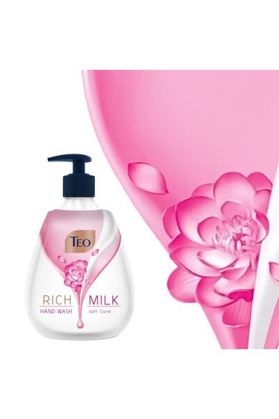 Teo Set 4 x Liquid Soap Rich Milk Soft Care, 400 ml