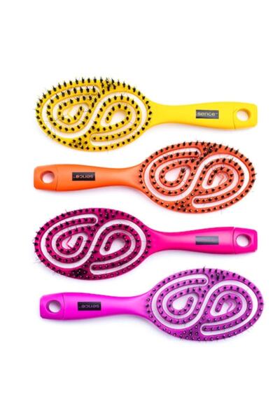 SENCE Set 6 perii de păr Sence, diverse culori, ergonomice