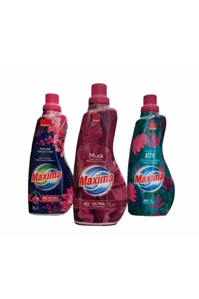 Sano Pachet 3 x Balsam rufe Maxima 1 L Joy, Soft Silk, Musk, 3 x 40 spalari