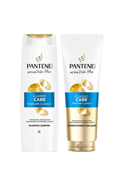 Pantene Pro-V Set șampon Pantene, Active Nutri-plex, Classic Care, 325 ml și balsam 200 ml