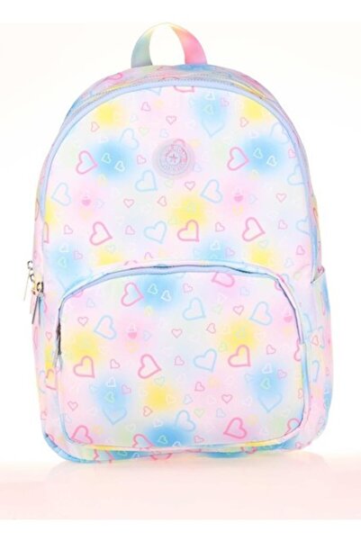 KAUKKO Rainbow Backpack Heart K1761