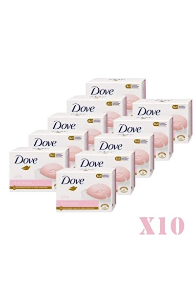 Dove Set Sapun Crema Pink, Trandafir 10 Bucati x 90 g