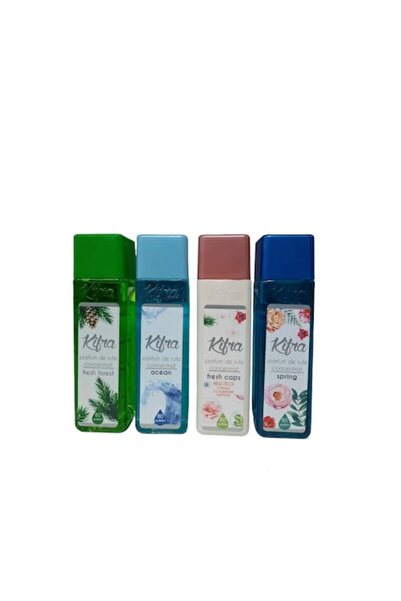 kifra Laundry Fragrance Pack 4 x 200 ml Fresh Forest, Ocean, Fresh Caps, Spring 320 Washes