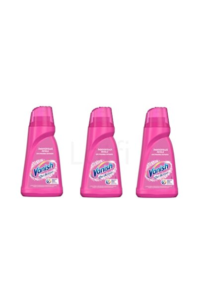 Vanish 3 x Soluție de îndepărtare a petelor pentru haine colorate Oxi Action, 1L