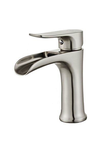 Fause Basin Faucet Waterfall Brushed Nickel Klb112-Br