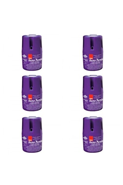 Sano Odorizant solid pentru rezervorul de toaletă, violet, 150 g, pachet de 6