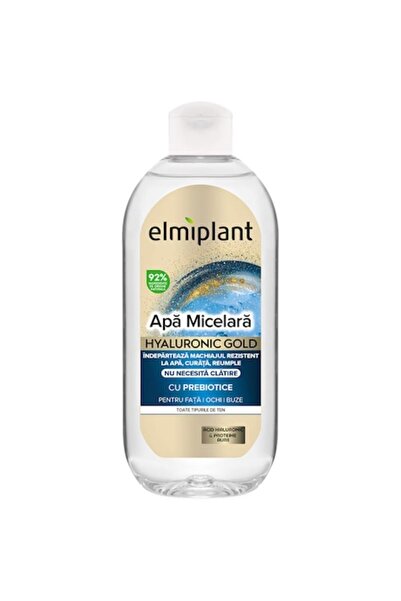 ELMIPLANT 3 x Apă Micelară cu Aur Hialuronic 400ml
