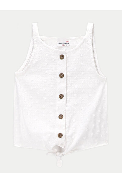 Coccodrillo Μπλούζα για κορίτσια WC4140501HGK Λευκό