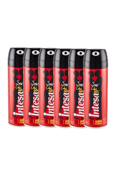 Intesa Deodorant spray unisex Ambra, 6 x 125 ml