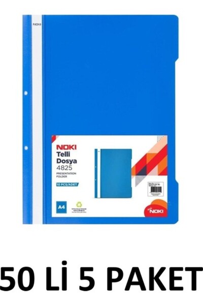 Noki Δαχτυλίδια για αρχεία 5 Πακέτα των 50 Μπλε