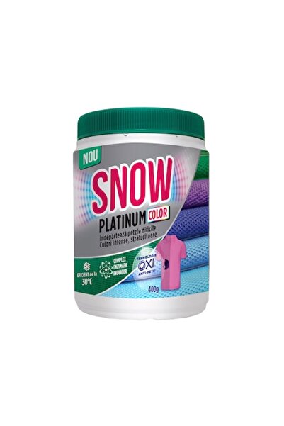 Snow Pachet 2 X Pudra pentru indepartarea petelor Platinium Color 400g