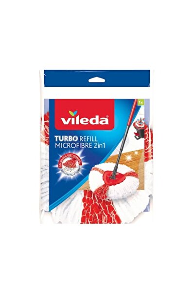 Vileda Pack of 2 X 2in1 Turbo Microfiber Mop Refills