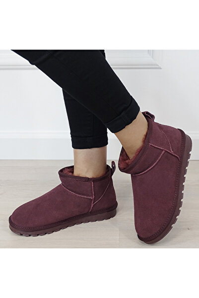 SOFILINE Ghete din piele naturală, culoare vișinie, W5821 118