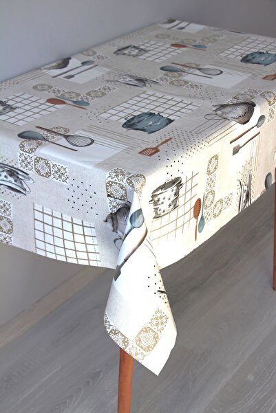 DDHOME Τραπεζομάντιλο από υλικό PVC που μπορεί να σκουπιστεί με ίνες 1222-2 TencereKakan