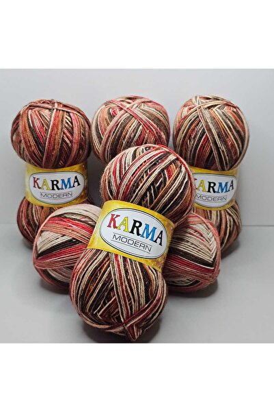 urzsmell Karma Patik İpi, Bere İpi, Yelek İpi, Atkı İpi, Yelek İpi (5li Paket...