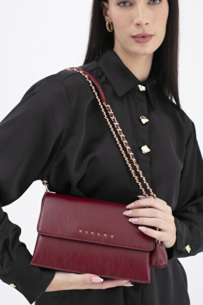 Sisley KADIN KOL ÇANTASI BORDO SLY271