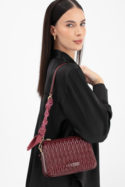 Sisley Women's Arm Bag Burgundy Sly276