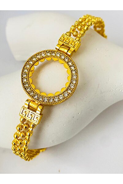 KANERUZ Gold Color Non-Tarnish Quarter Slot Bracelet Clamp