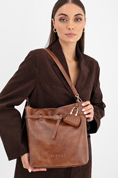 Sisley Women's Shoulder Bag Taba Sis243 Stylish Design Shoulder Bag with Soft Internal and External Texture