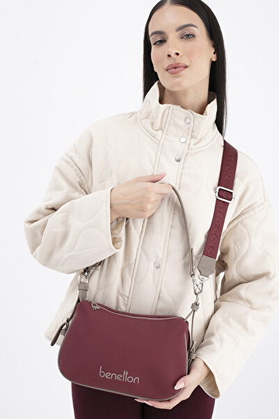 United Colors of Benetton Benetton Women's Arm Bag Bordo - Dark Stone Bnt1699