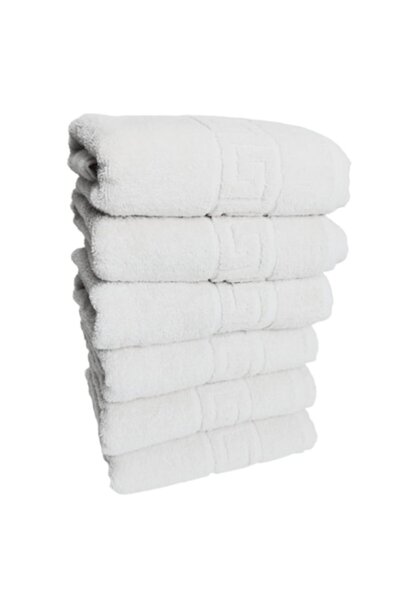 Uramag Set Prosoape Pufoase Hoteliere, 50cm x 90cm, 6 Piese, Model Greek, 100...
