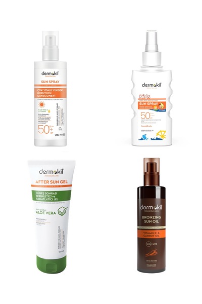 Dermokil 50+ Spf Güneş 4’Lü Süper Avantaj Set