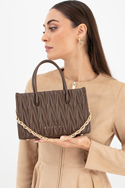 Sisley حقيبة يد نسائية بني SLY231