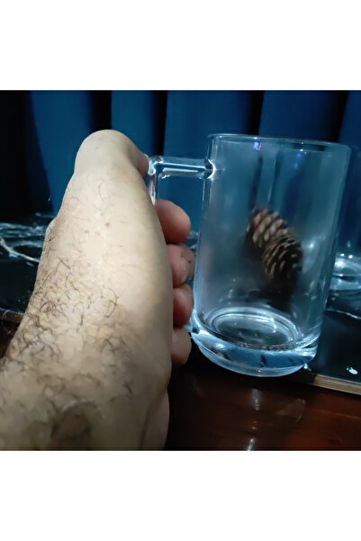 ORTAKÖY CENNETİ 2 Pcs Mug Beer Glass Quality Imported Product 320 Cc Volume 11 cm Height 7.5 cm Mouth Width