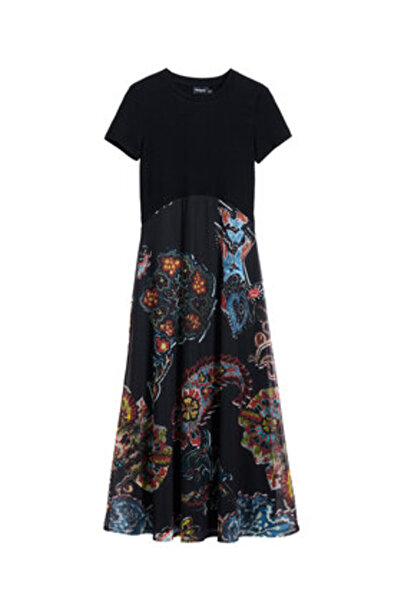 Desigual Γυναικείο Φόρεμα Casual 25SWVK32 Μαύρο